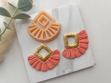 Tassel Polymer Clay Cutter | Macrame Polymer Clay Cutters | Embossing Clay Cutter